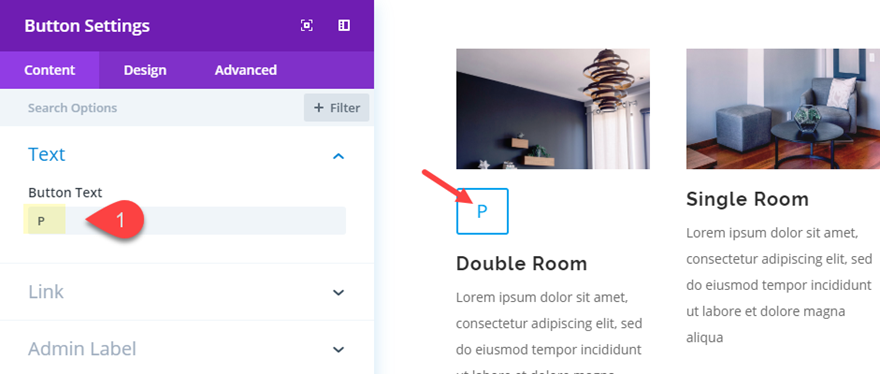 botones de fuente de icono