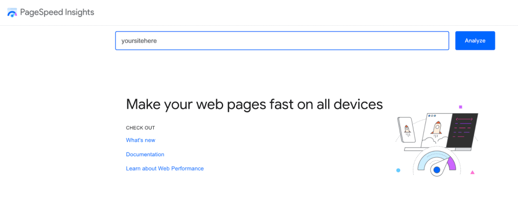 網頁設計師的績效審核 - 來源:PageSpeed Insights