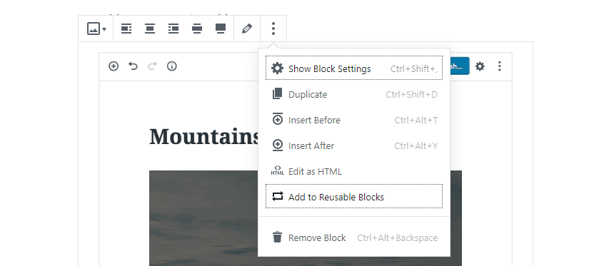 Criação de blocos reutilizáveis.