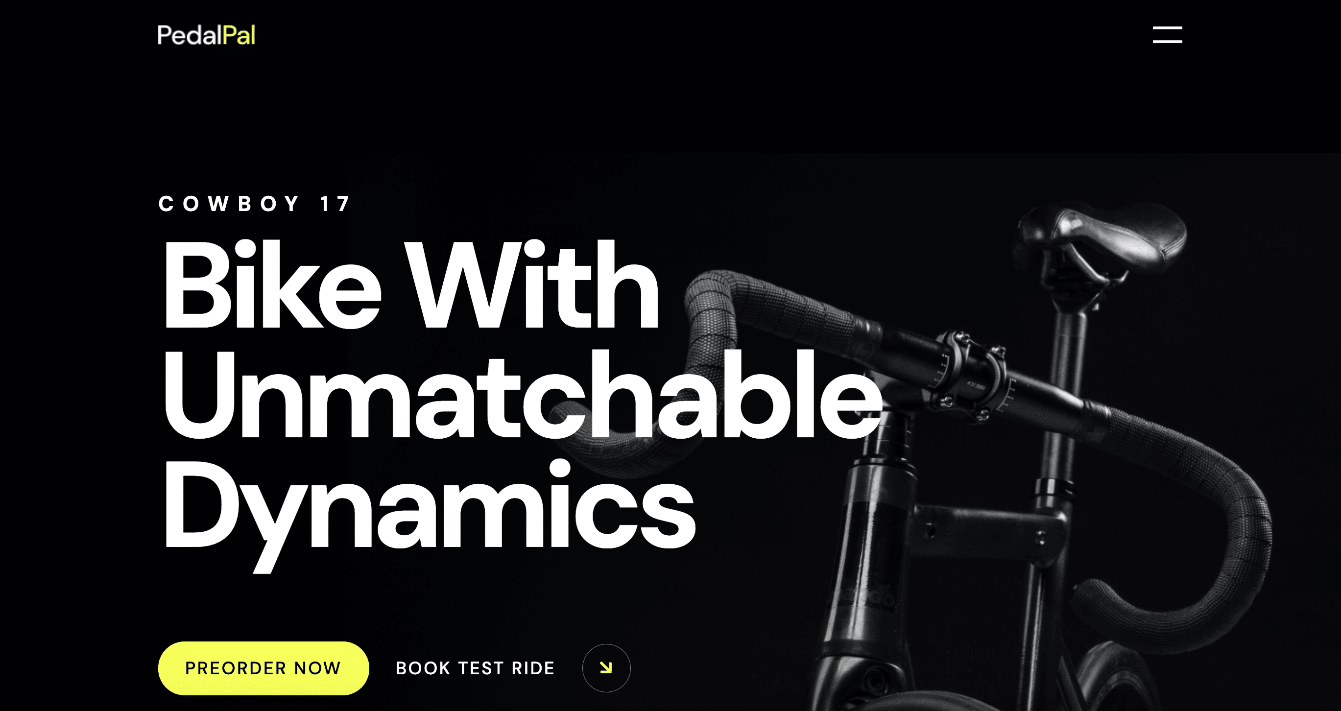 다크 웹사이트 템플릿 Dark Website Templates