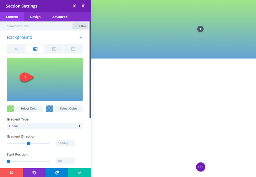 designs de texto divi