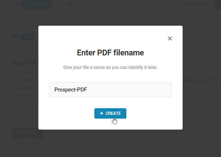 Forminator – Modaler PDF-Dateiname