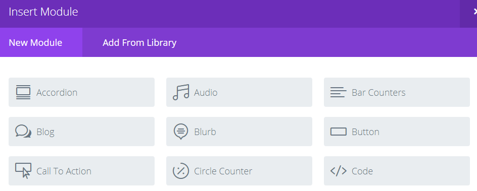Divi 代碼模塊。