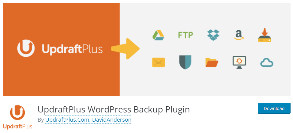 updraftplus - copia de seguridad de wordpress en google drive