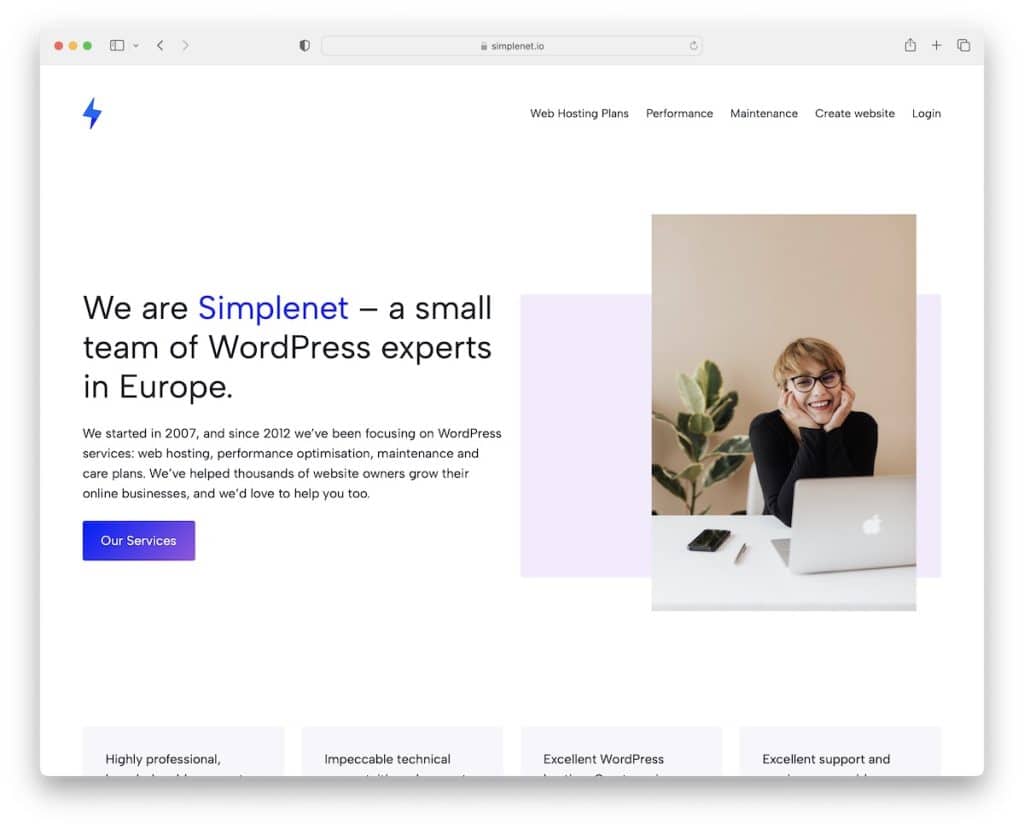Simpleenet eu Wordpress Hosting