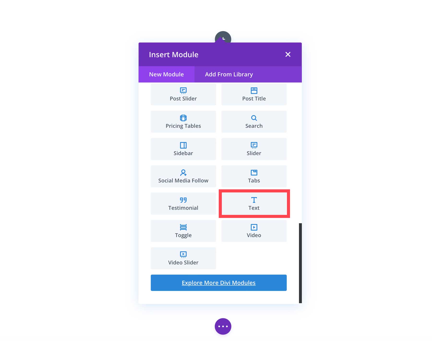 Module de texte Divi