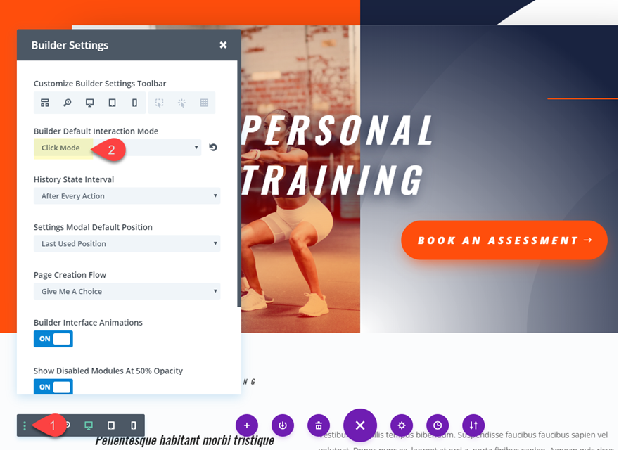 diseño de publicación dinámica