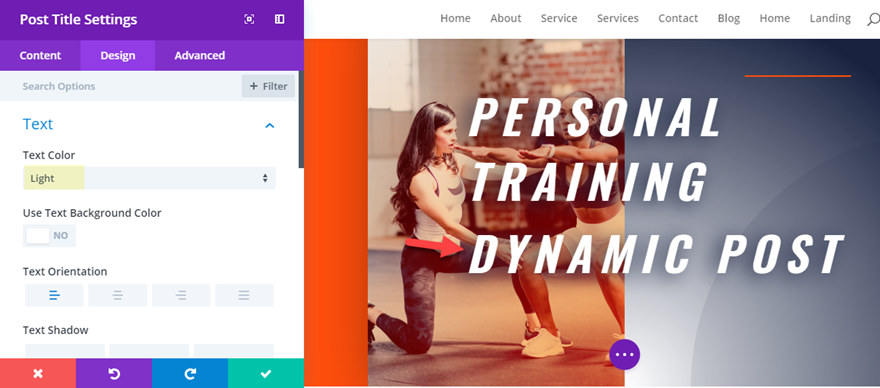 diseño de publicación dinámica