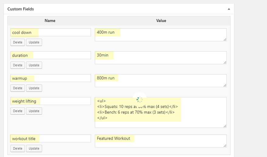 diseño de publicación dinámica