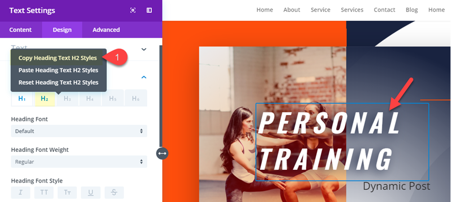 diseño de publicación dinámica