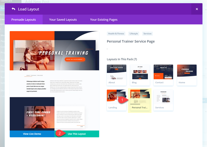 diseño de publicación dinámica