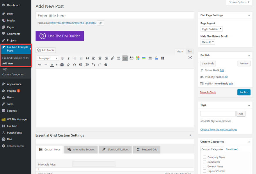 ThemePunchによるエッセンシャルグリッドの概要とレビュー