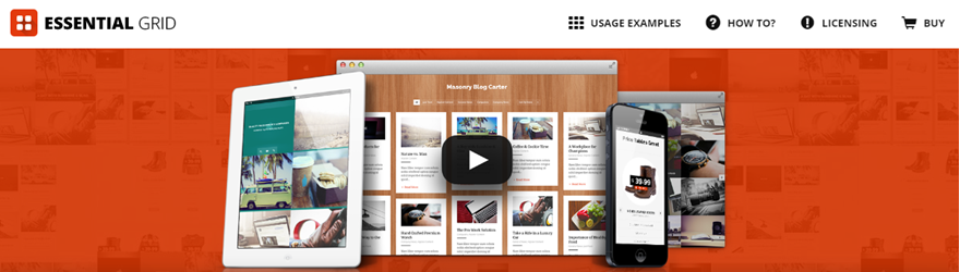 ThemePunchによるエッセンシャルグリッドの概要とレビュー