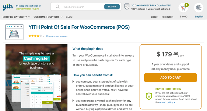YITH WooCommerce 販売時点管理 (POS) YITH Point of Sale for WooCommerce (POS)