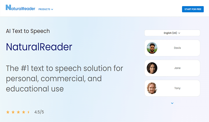 Las 9 mejores herramientas gratuitas de conversión de texto a voz en 2023 1 Natural Reader is one of the best free text to speech converters available on internet.