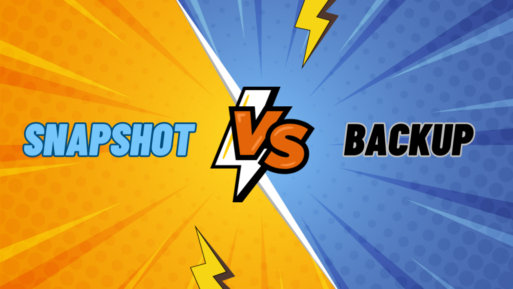 instantaneu vs backup