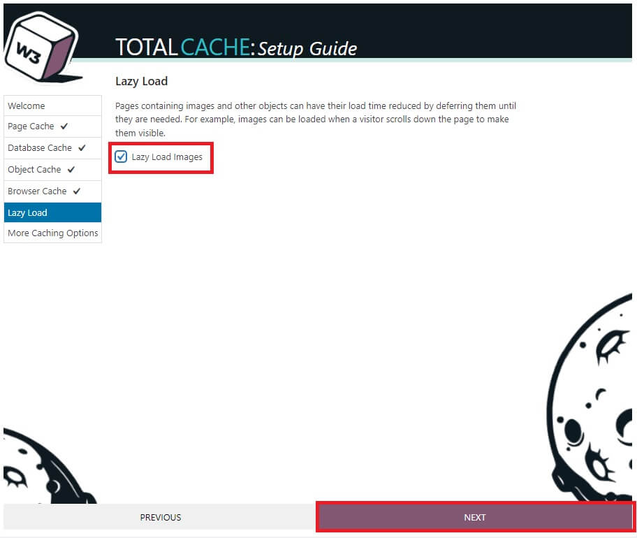 il caricamento lento cancella automaticamente la cache in W3 Total Cache