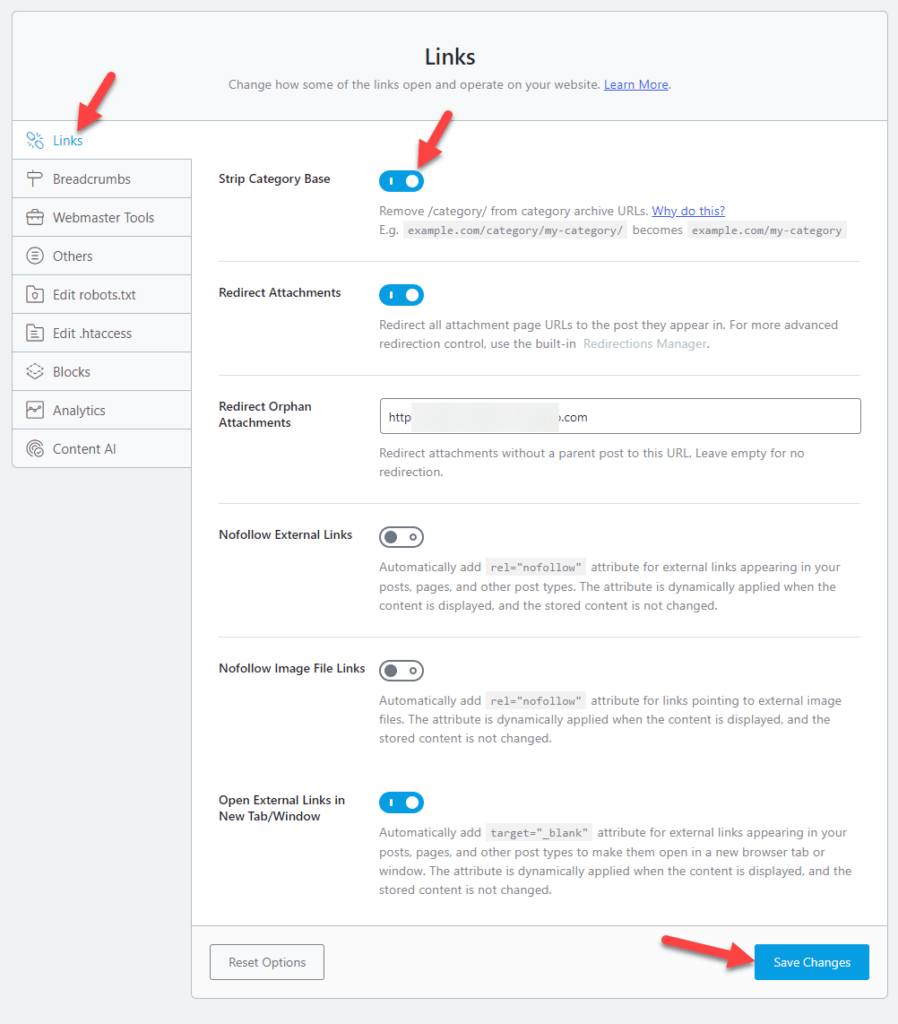 ปิดการใช้งาน URL หมวดหมู่ - เปลี่ยนคำนำหน้าฐานหมวดหมู่ WordPress