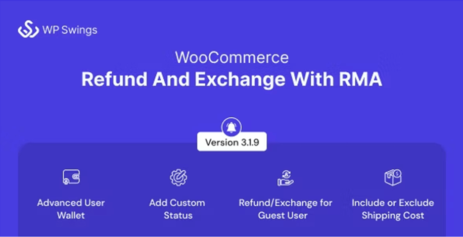 WooCommerce-Rückerstattung und Umtausch mit RMA