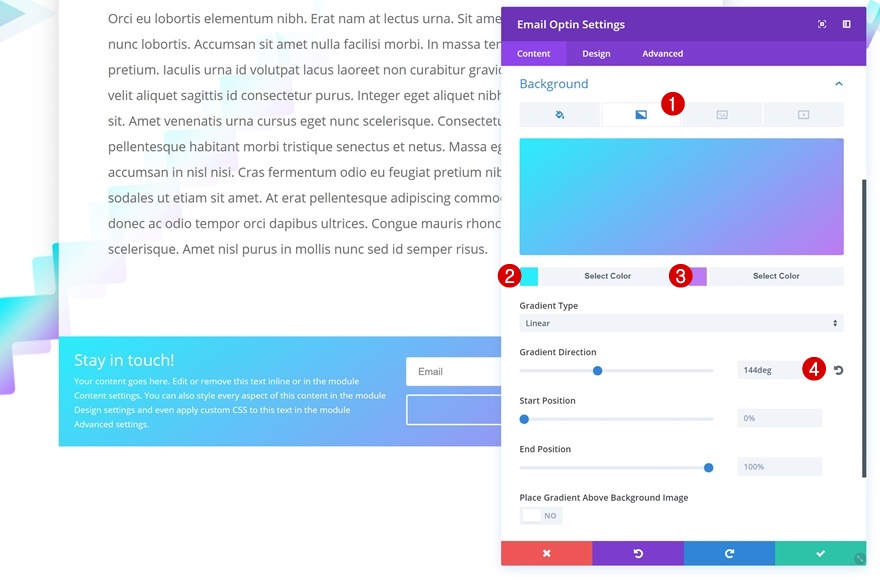 充滿活力的背景樣式