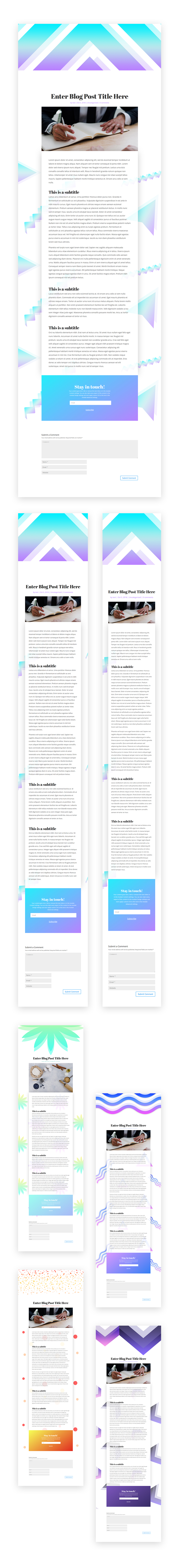 充滿活力的背景樣式