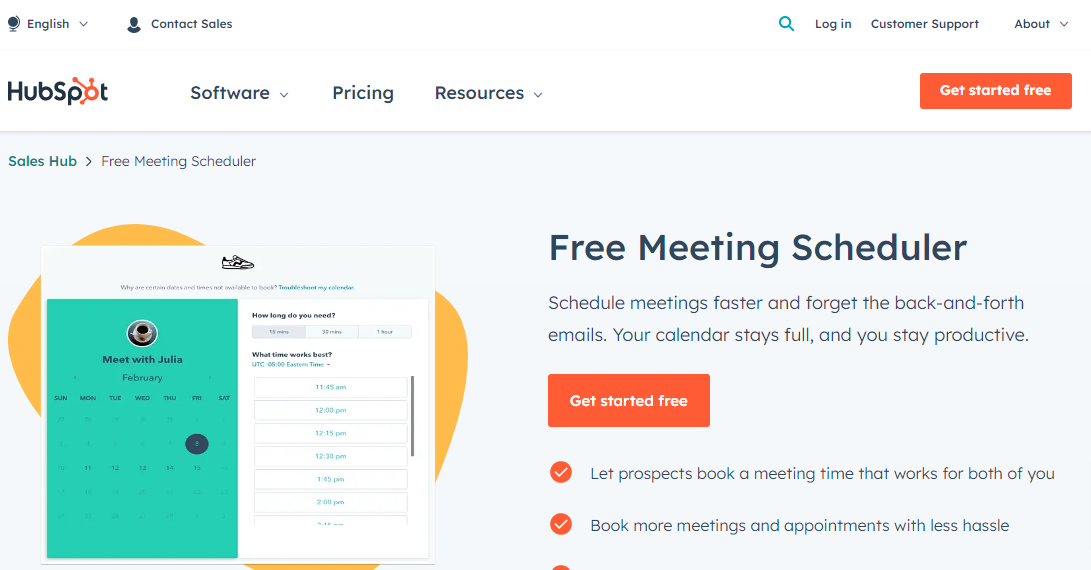 HubSpot Sales — narzędzia do tworzenia lejków WordPress