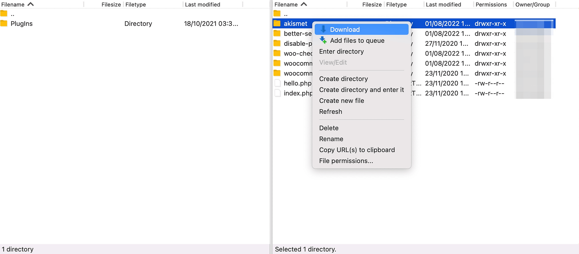 Jak używać FileZilla do pobierania pliku ze swojej witryny.