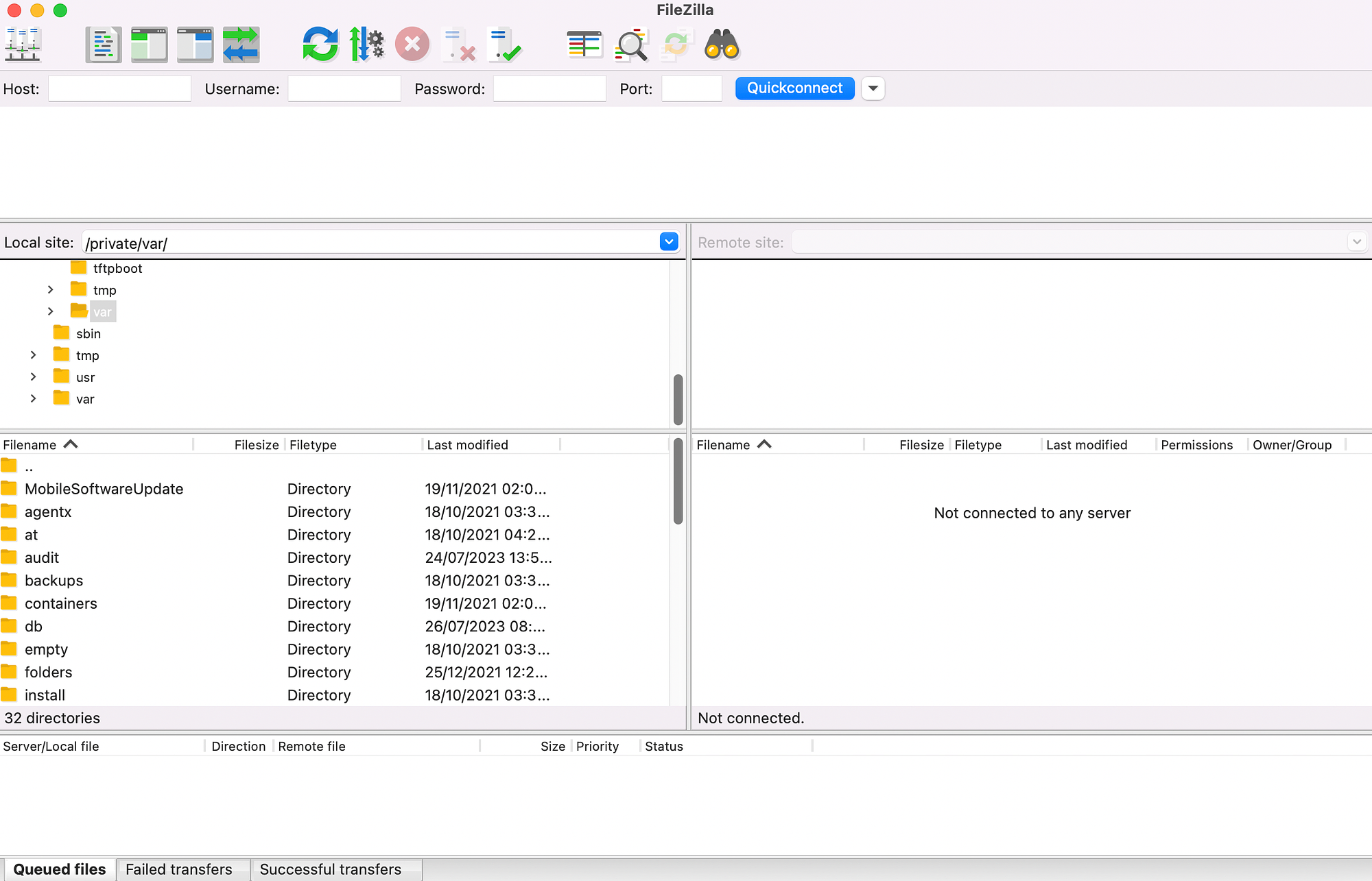 Jak korzystać z interfejsu FileZilla.