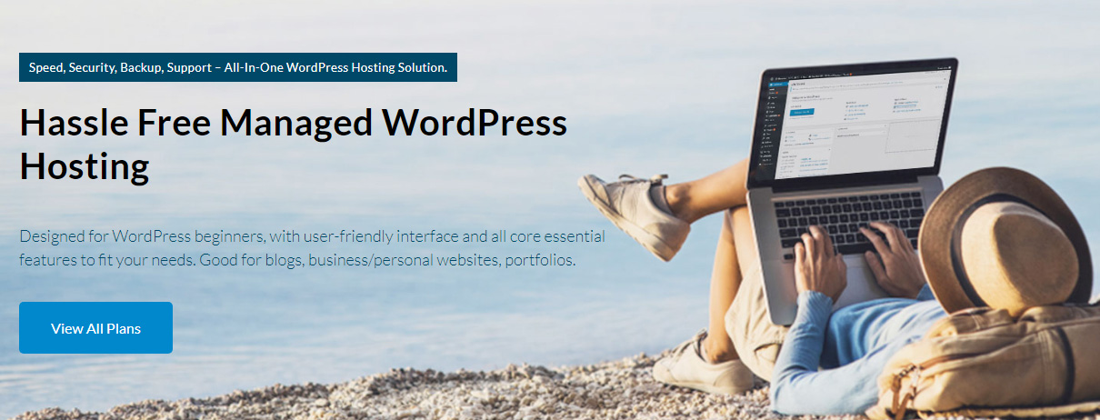 WPWebHost se autoproclamă ca o gazdă web WordPress gestionată prietenoasă pentru începători.