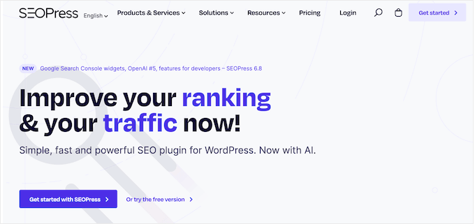 Le plugin SEOPress WordPress SEO The SEOPress WordPress SEO plugin