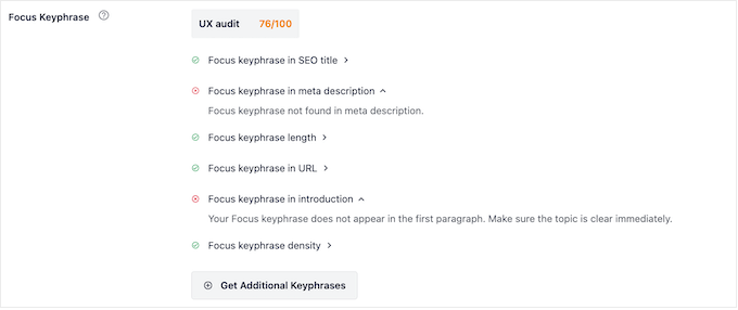 Ajout d'un mot-clé ou d'une expression cible à un plugin WordPress SEO Adding a target keyword or phrase to a WordPress SEO plugin