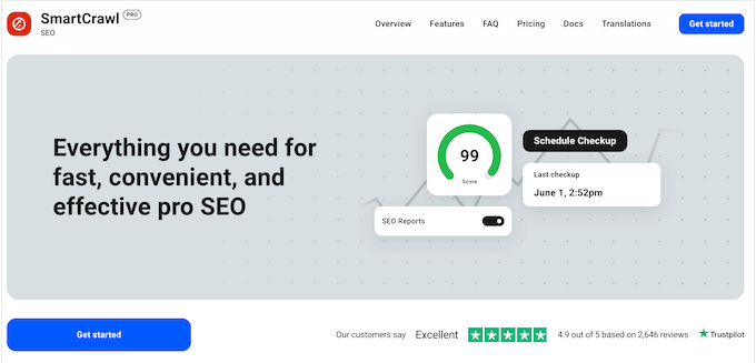 Le plugin SEO SmartCrawl WordPress The SmartCrawl WordPress SEO plugin