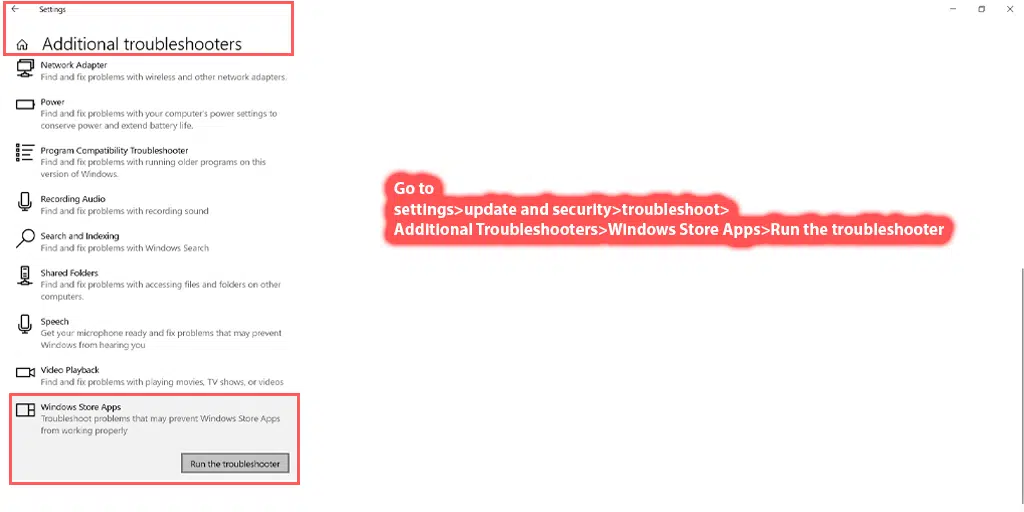 如何修复 Chrome 浏览器中的 ERR_ADDRESS_UNREACHABLE? (11种方法) 10 Run the troubleshooter in windows