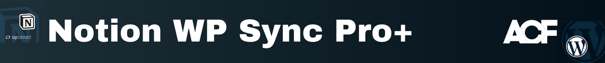 Notion WP Sync Pro+ Yığını