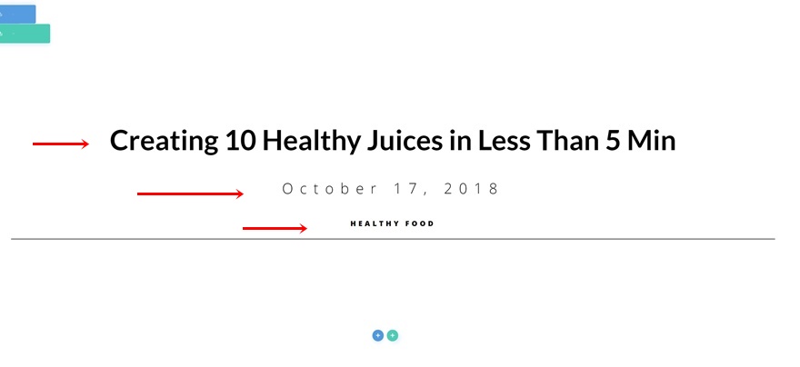 블로그 게시물 영웅 섹션