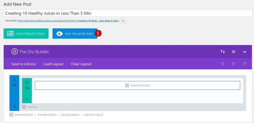 블로그 게시물 영웅 섹션