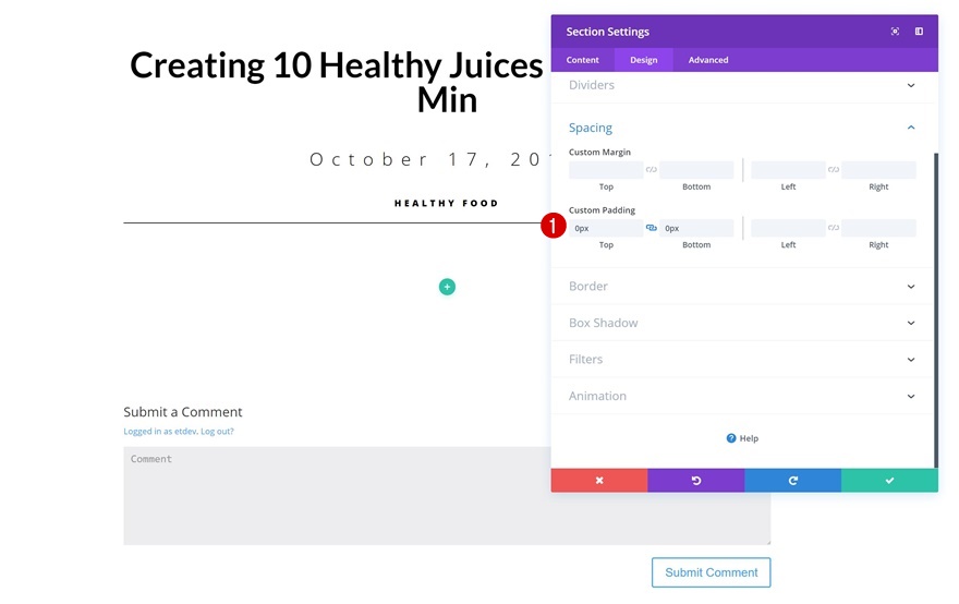 블로그 게시물 영웅 섹션