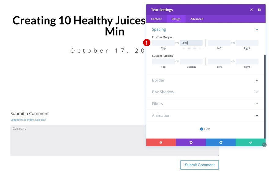 블로그 게시물 영웅 섹션