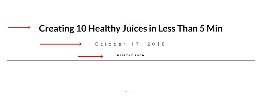 블로그 게시물 영웅 섹션