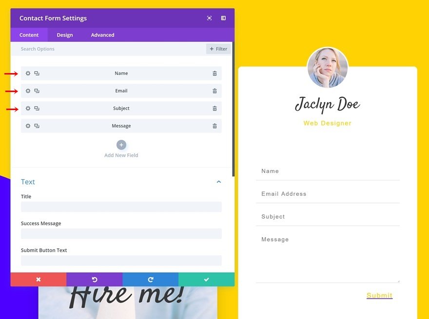 お問い合わせフォームモジュール