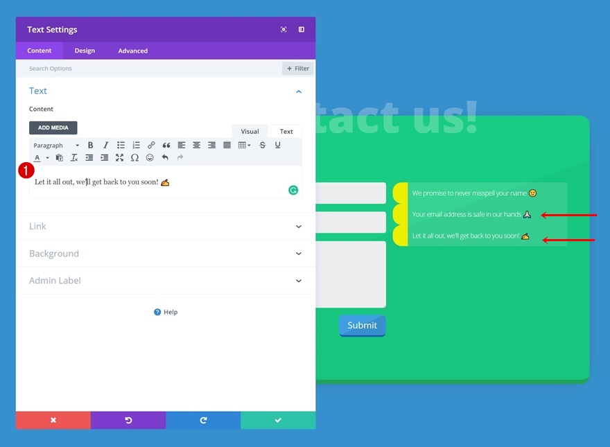 お問い合わせフォームモジュール
