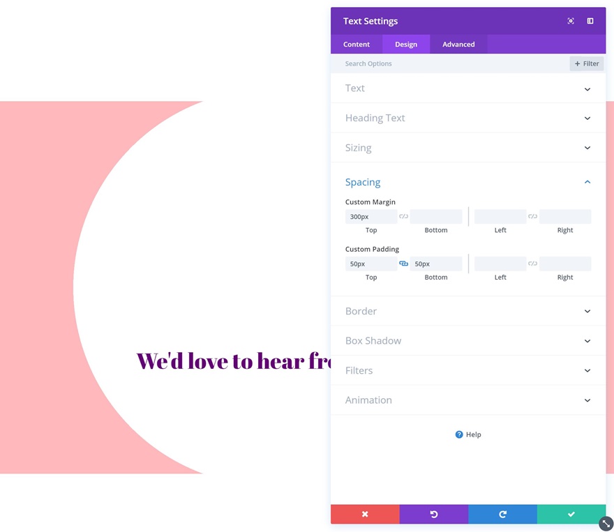 diviコンタクトフォームモジュールの設計