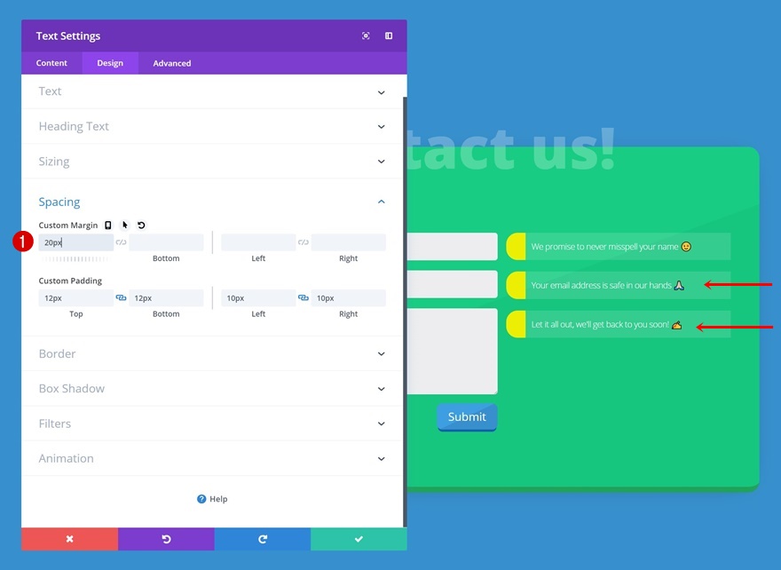 お問い合わせフォームモジュール