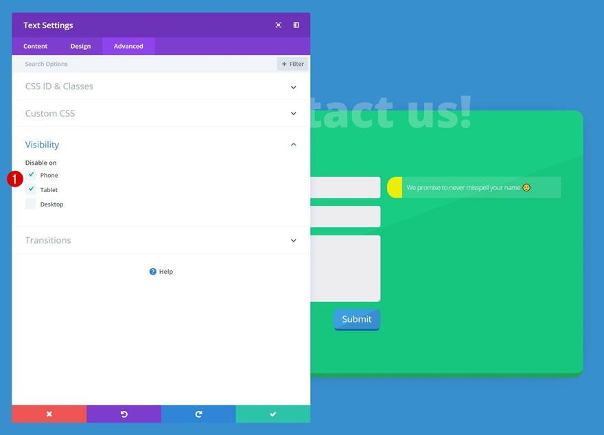 お問い合わせフォームモジュール