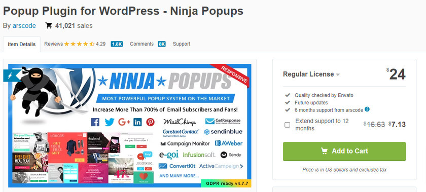ninjapopups-optinmonster-alternativă