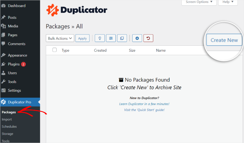 duplicator-create-package — IsItWP — бесплатный детектор тем WordPress duplicator create package