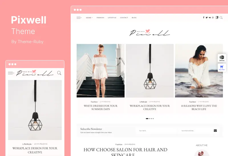 Pixwell テーマ - Modern Magazine WordPress テーマ