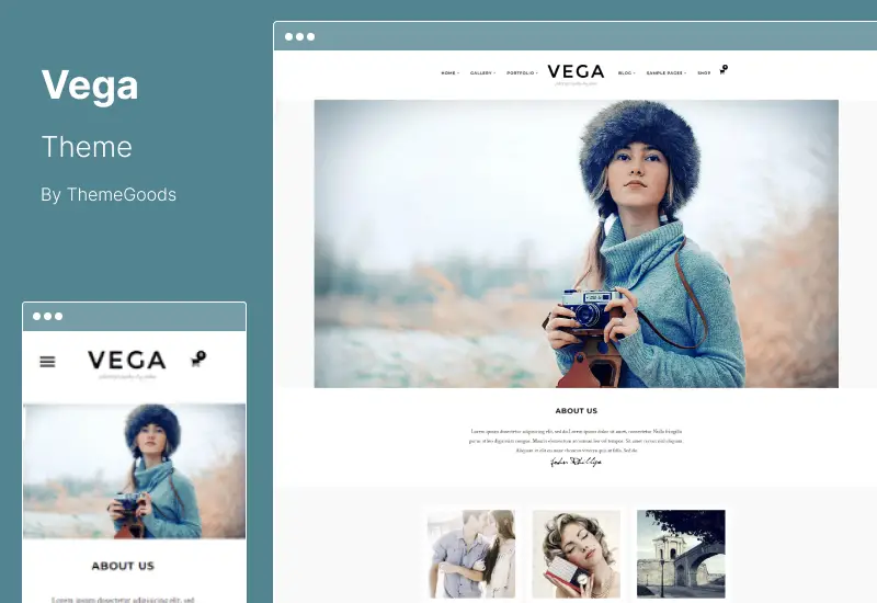 베가 테마 - 사진 WordPress 테마