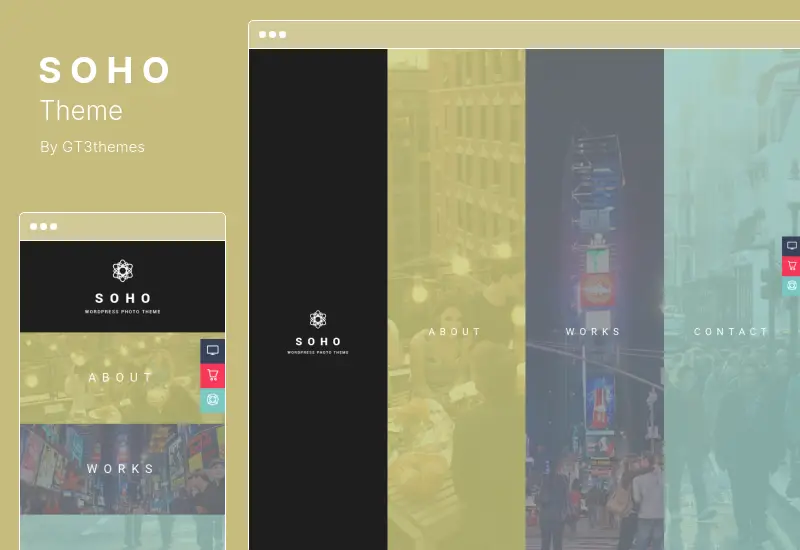 SOHO 테마 - 사진 WordPress 테마