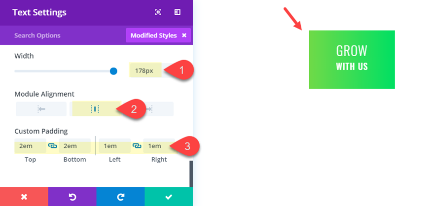 bölme düğmesi tasarımları